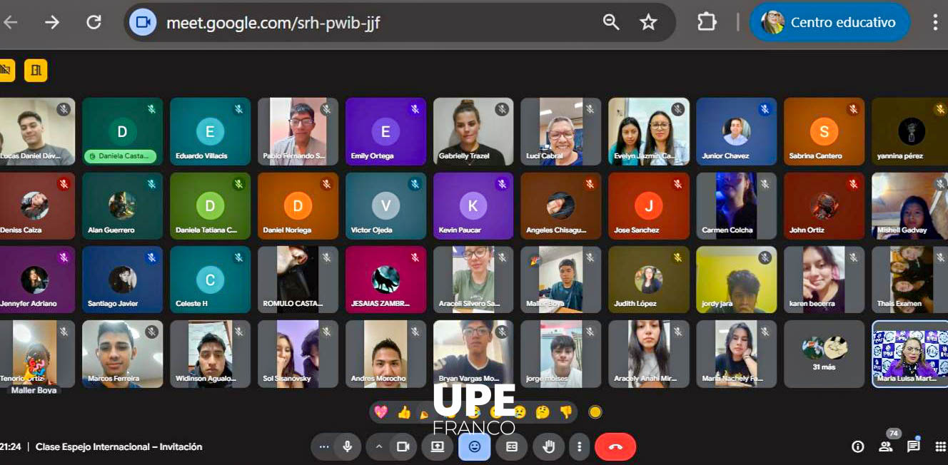 Clase Espejo Internacional: Universidad Privada del Este (UPE), sede Presidente Franco - Escuela Superior Politécnica de Chimborazo (ESPOCH – Ecuador)